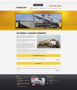 Loadmasters Transfer Services Website | Hyperweb.ca